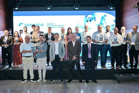Empresas vencedoras do Programa de Avaliação de Fornecedores da Samarco.